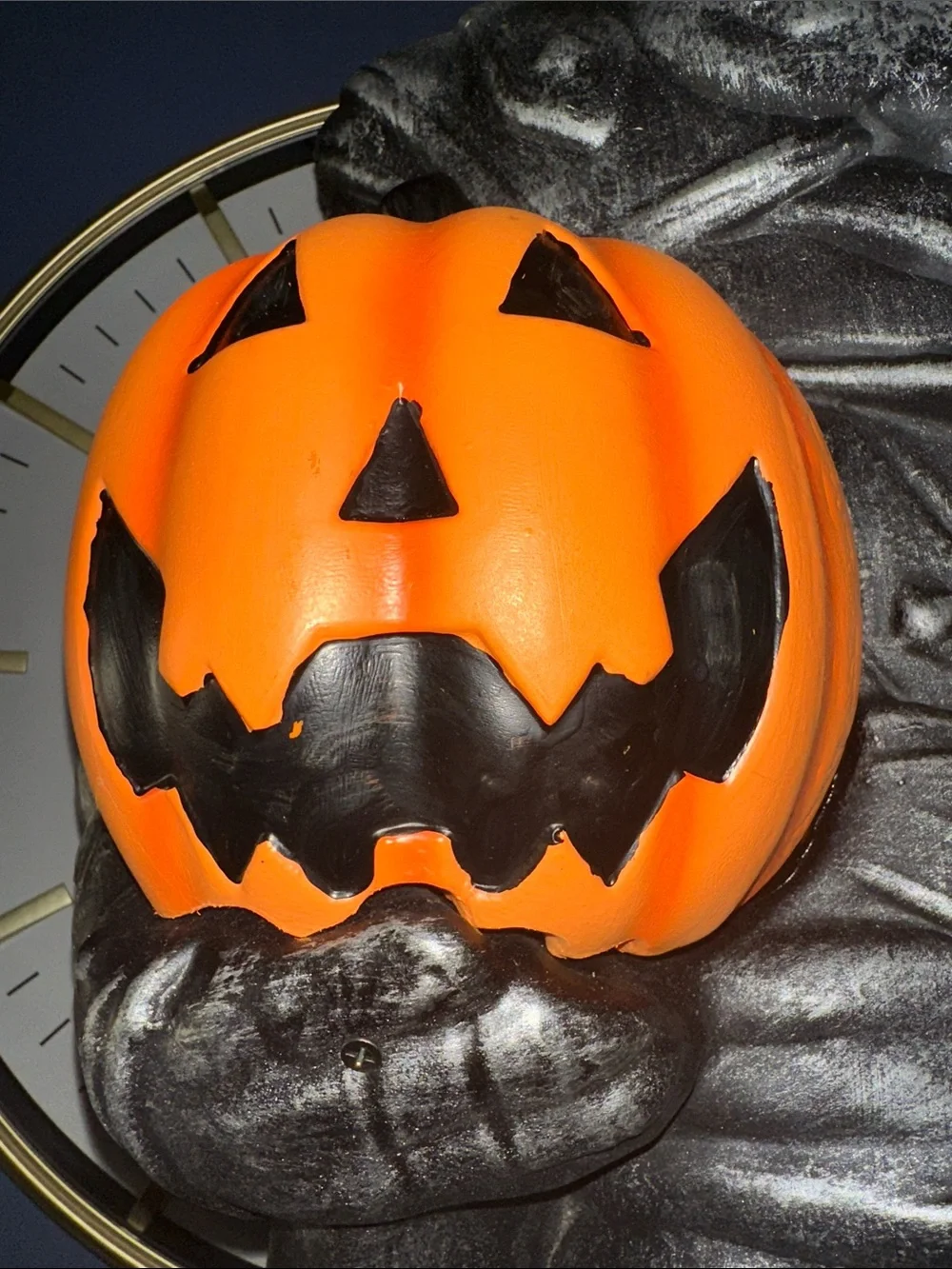 Halloween headless horseman w/ Jack-O'-Lantern Statue Accent - 4ft